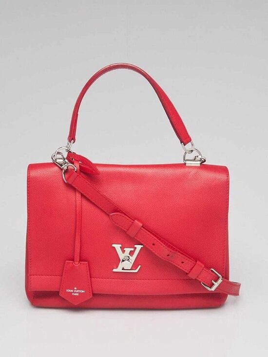 Louis Vuitton Handbags - Louis Vuitton Rubis Calfskin Leather Lockme II